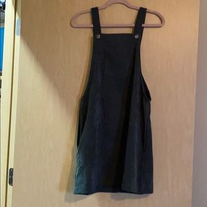 Adorable Emerald Green Overall/Bib Dress